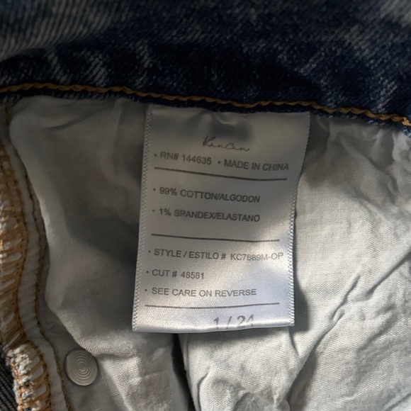 KanCan Light Blue Wash Roxana Ultra High Rise 90's Flare Jeans 24 - Picture 5 of 5